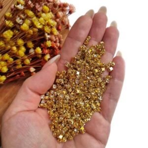STRASS DE COSTURA 4MM CRISTAL C/ 100 UND