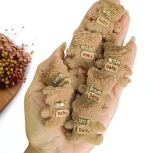 APLIQUE URSINHO PELUCIA BABY MARROM 4CM  UND