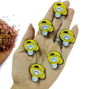 APLIQUE EMBORRACHADO  LÂMPADA DE EMILLY VICK 2,8CM C/ 2 UND