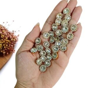 CHATON CRISTAL 10MM C/ 10 UND