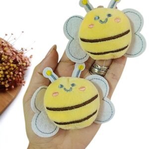 APLIQUE ABELHINHA 8 CM AMARELA UND