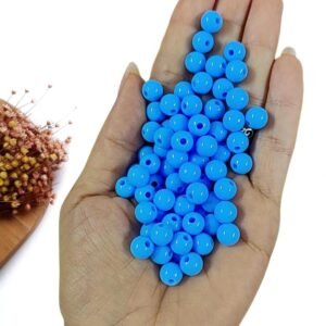 BOLA LEITOSA 8MM AZUL C/ 20G