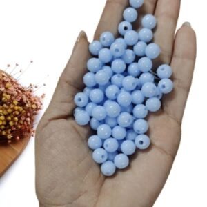 BOLA LEITOSA 8MM AZUL PISCINA C/ 20G