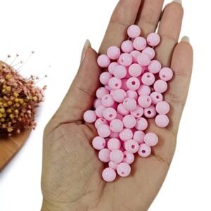 BOLA LEITOSA 8MM ROSA CANDY C/ 20G