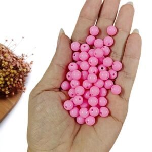BOLA LEITOSA 8MM ROSE PINK C/ 20G