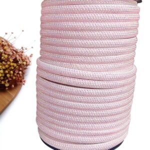 MEIA CANA DE STRASS 8MM ROSA - METRO