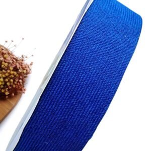 FITA IMPORTADA 38MM AZUL MARINHO COTELÊ COM CETIM - METRO