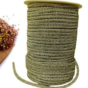 TUBO DE STRASS 4MM PRATA – METRO
